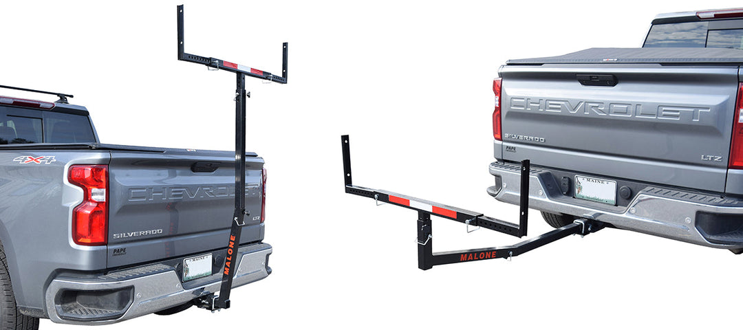 Malone Axis Pickup Truck Bed Extender with Rack Pads
