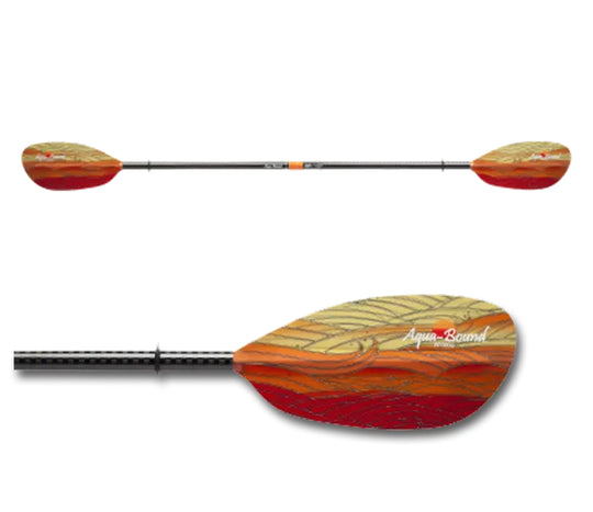 Aqua Bound Whiskey Fiberglass 2-Piece Straight Shaft Kayak Paddle